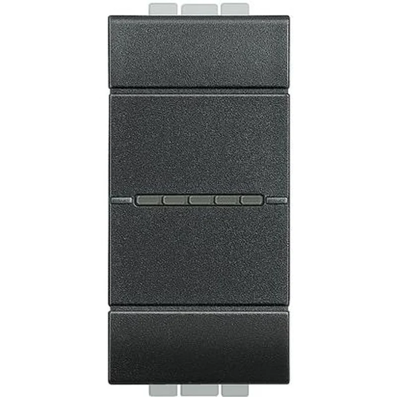 Interruttore Assiale 1P 10A Bticino Living Light Antracite – L4051N