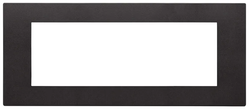 VIMAR 30657.02 - Placca 7M - Nero - Linea