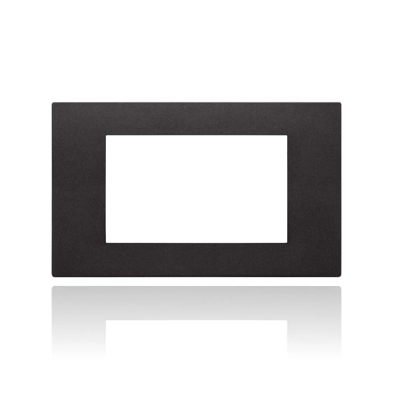 VIMAR 30654.02 - Placca 4M - Nero - Linea