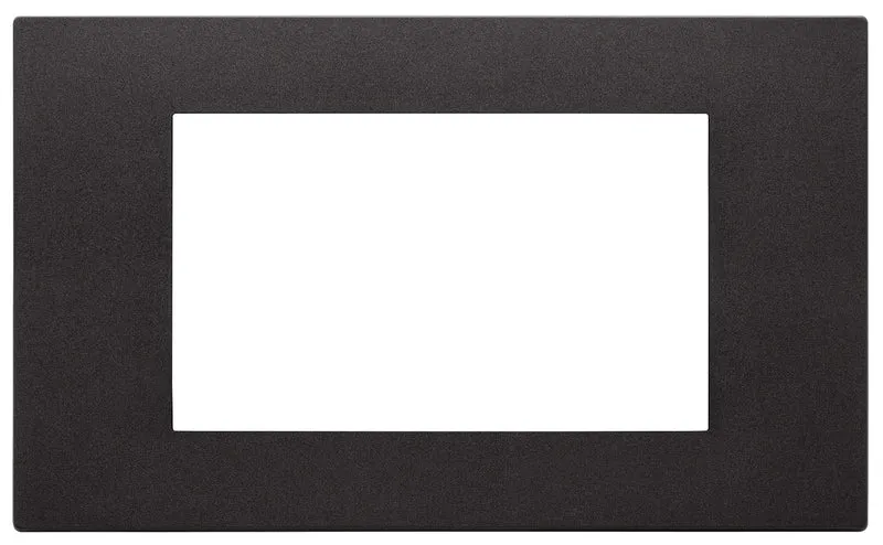 VIMAR 30654.02 - Placca 4M - Nero - Linea