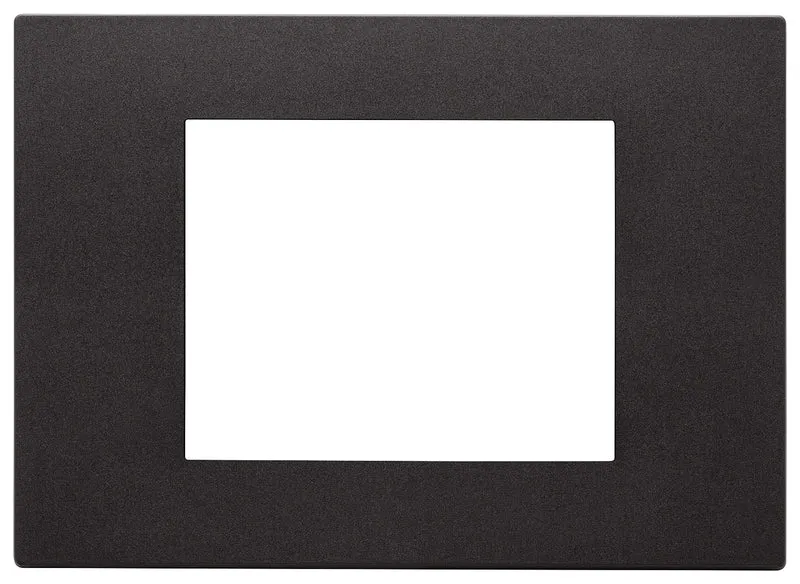 VIMAR 30653.02 - Placca 3M - Nero - Linea