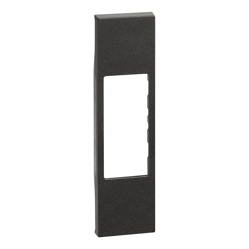BTICINO KG07 - Cover Per Connettori Rj, A/V E Lampada Di Sicurezza - Nero - Now
