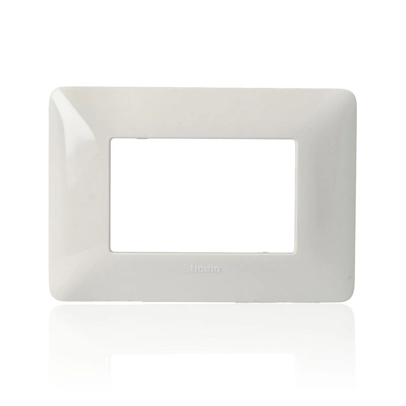 BTICINO AM4803BBN - Placca 3 Moduli - Bianco - Materiale Tecnopolimero - Matix