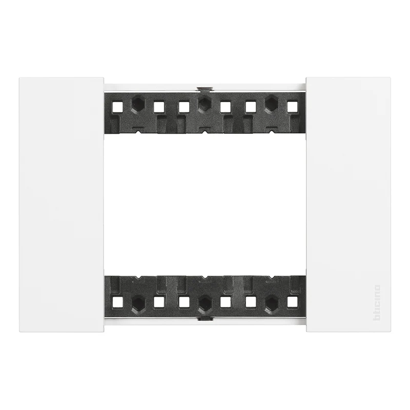 BTICINO KA4803KW - Placca 3 Moduli - Bianco - Now