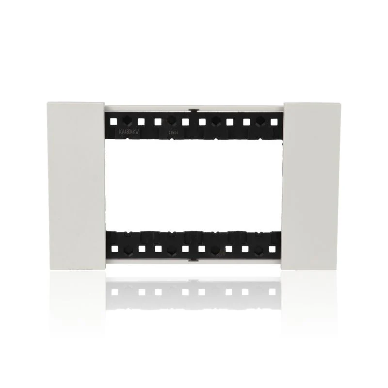 BTICINO KA4804KW - Placca 4 Moduli - Bianco - Now