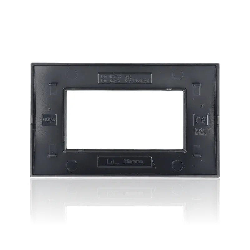 BTICINO LNA4804AR - Placca Quadra 4 Moduli - Antracite - LivingLight