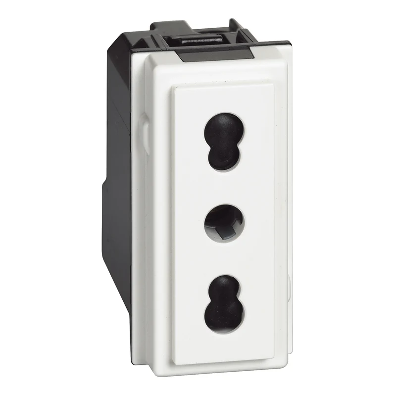 BTICINO KW4180 - Presa 2 P+T 10/16 A 250 Va.C. - Bianco - Now