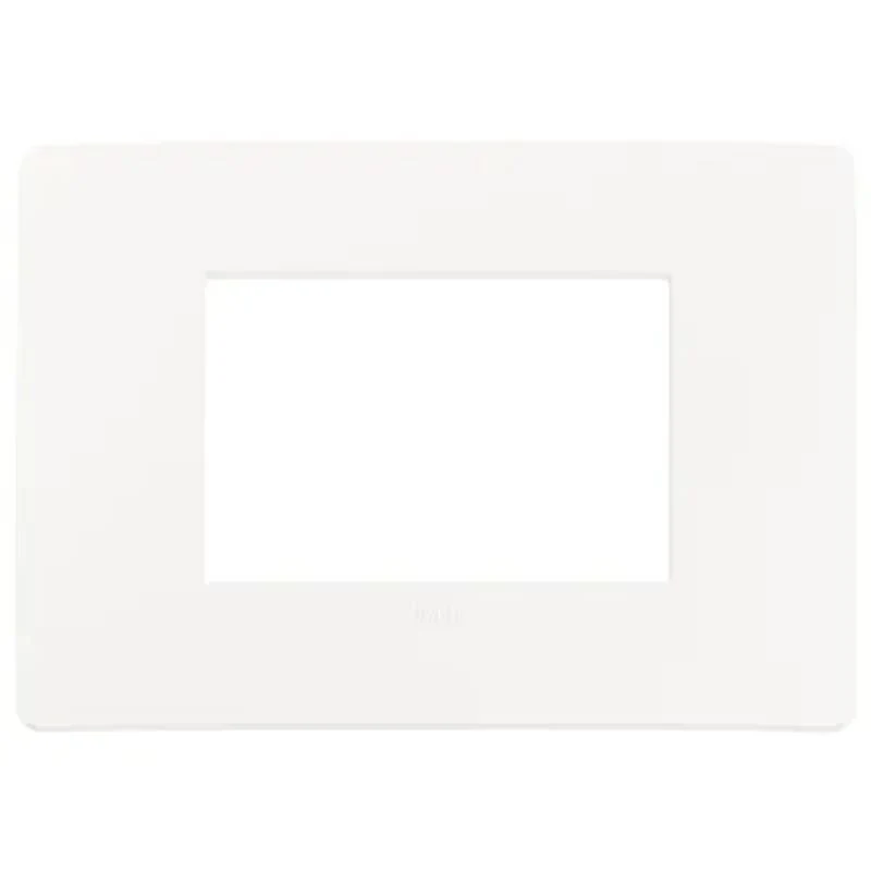 VIMAR 14653U.11 - Placca Plana Up 3 Moduli Bianco Matt Tecnopolimero