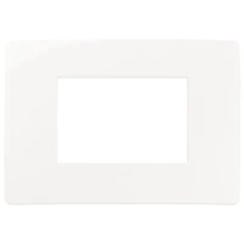 VIMAR 14653U.01 - Placca Plana Up 3 Moduli Bianco Tecnopolimero