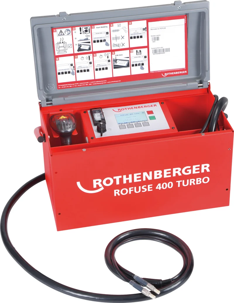 Saldatrice universale elettrofusione ROFUSE 400 Turbo ROTHENBERGER