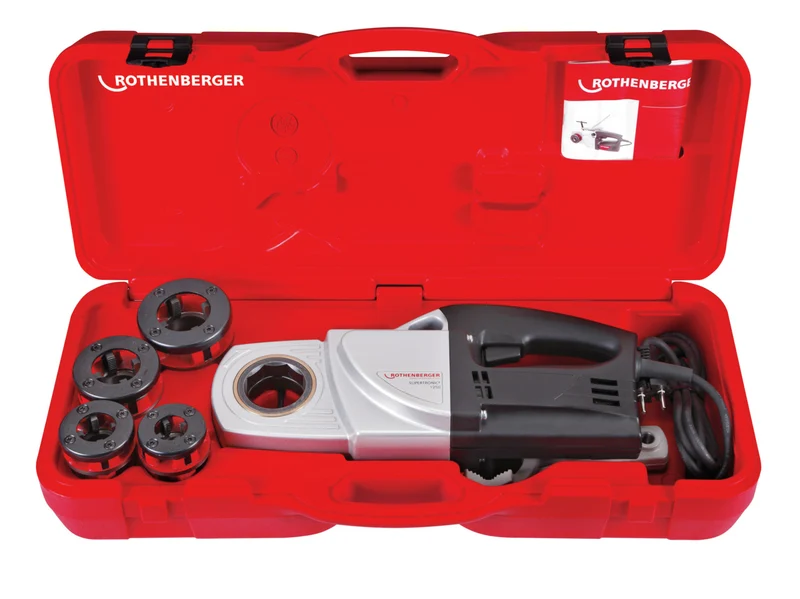 Filiera elettrica portatile, SUPERTRONIC 1250, BSPT R 1/2-1.1/4" ROTHENBERGER