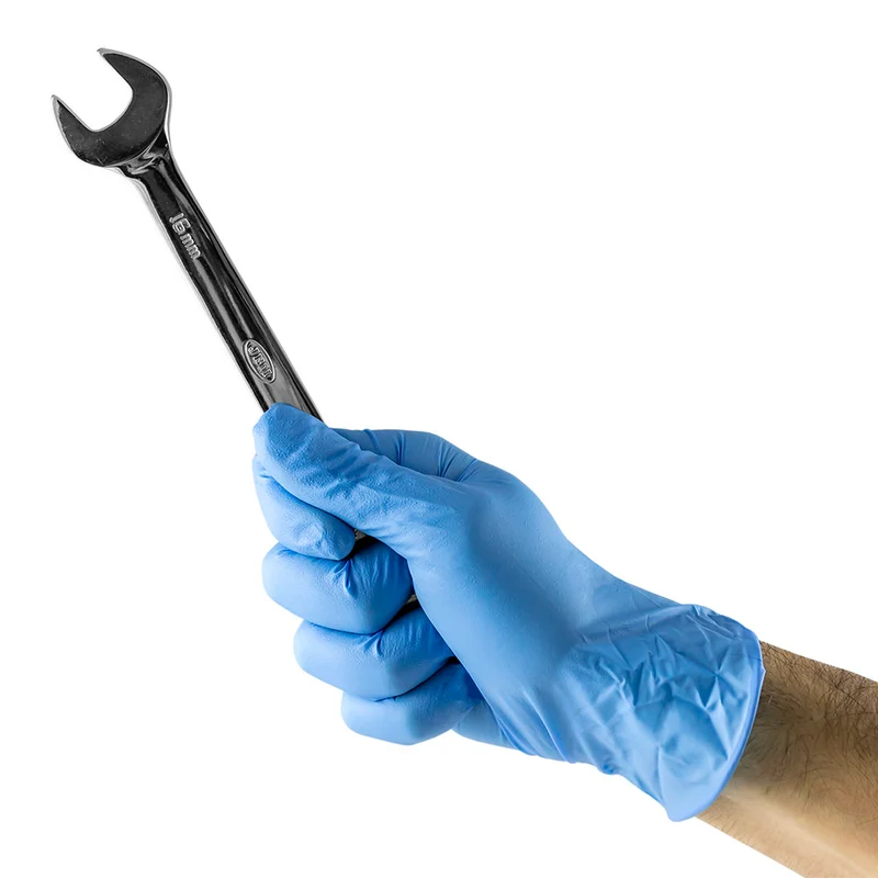 Guanti nitrile JBM azzurri conf.1000pz