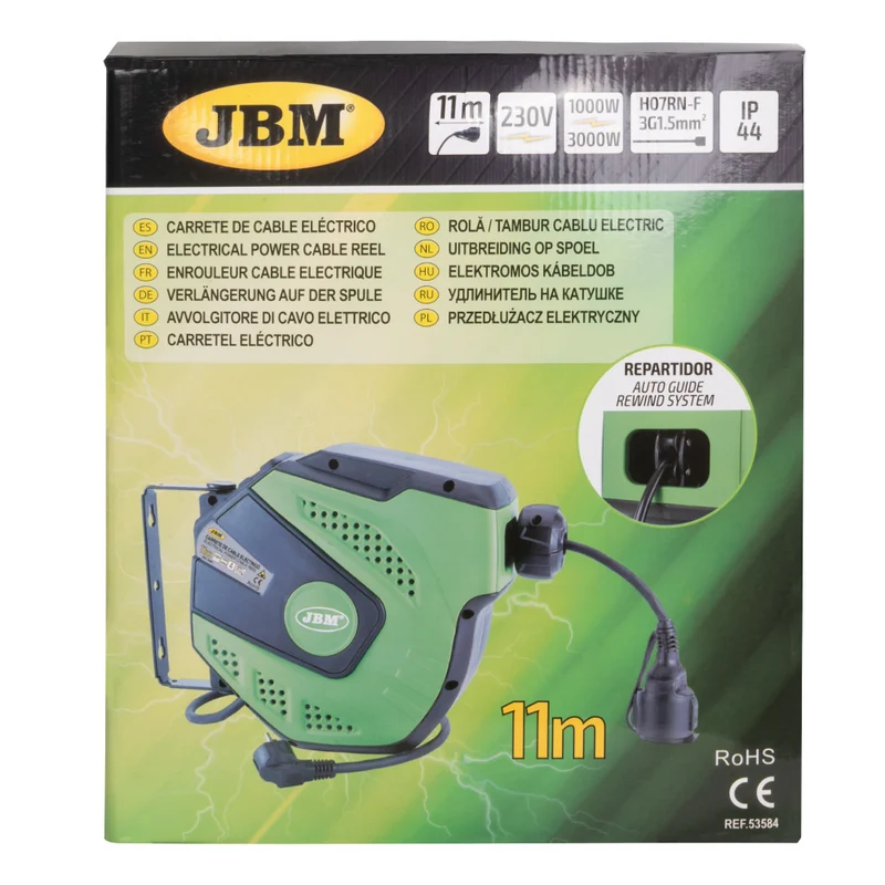 AVVOLGITORE DI CAVO ELETTRICO - 12M 53584 JBM