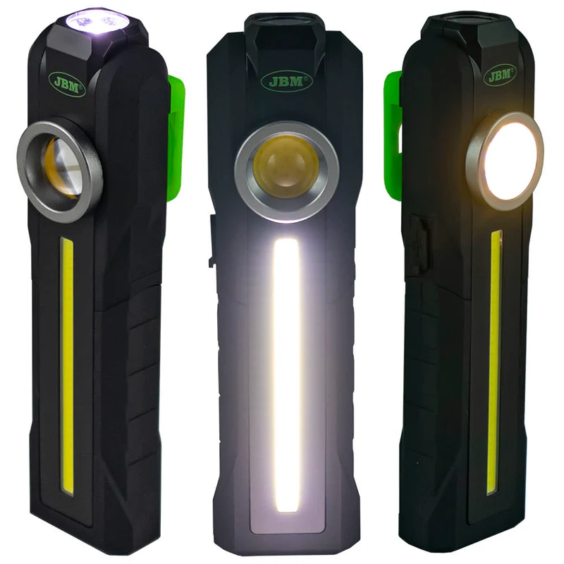 MINI LAMPADA LED CON BASE ARTICOLATA MAGNETICA - 300LM 53776 JBM