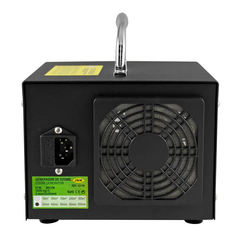 GENERATORE PORTATILE DI OZONO 5000MG/H (220V) JBM 53786