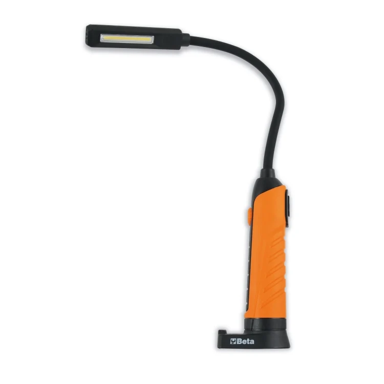 Lampada ricaricabile magnetica a LED con testa snodata Beta 1838F