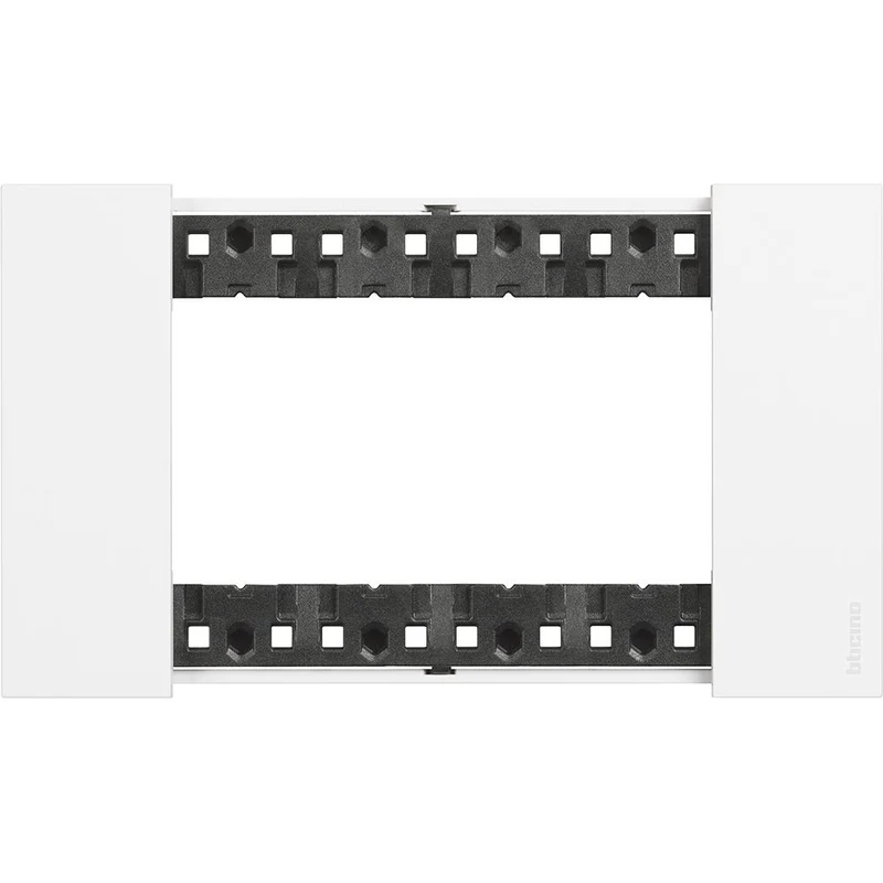 Placca 4 posti bticino living now colore bianco KA4804KW