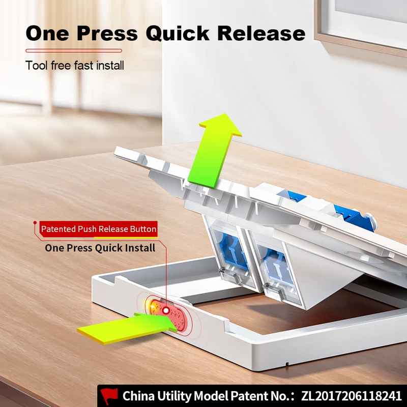 AMPCOM X86 Network Faceplate, PC+ABS Full-screen Housing With Dual-color Label, Compatible With Keystone Module and Fiber Optic Adapter
