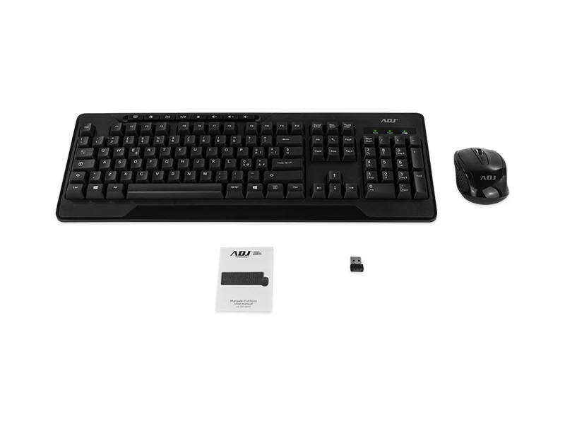 Kit tastiera-mouse wireless ADJ
