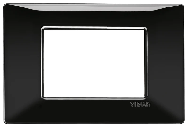 VIMAR 14653.05 - Placca 3M nero (Plana)