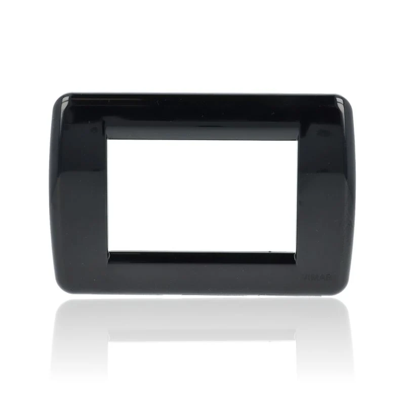 VIMAR 16763.16 - Placca Rondò 3M nero (Idea)