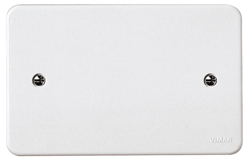 VIMAR 02653 - Coperchio rettangolare per scatola da incasso da 3 moduli, bianca