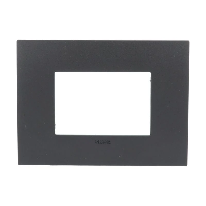 VIMAR 19653.71 - Placca Classic 3M nero (Arkè)