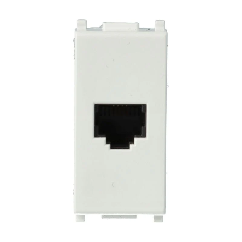 VIMAR 14320 - Presa RJ11 6/4 Bianco (Plana)