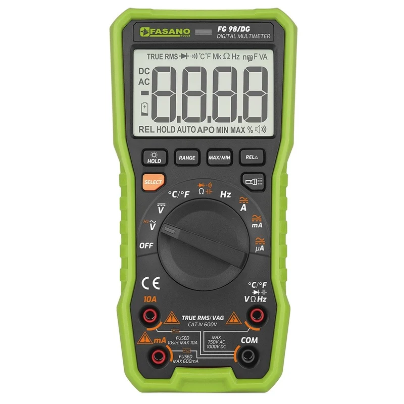 MULTIMETRO DIGITALE DC/AC – OHM Fasano FG 98/DG