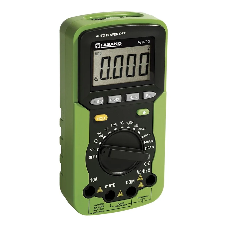 MULTIMETRO DIGITALE DC/AC-OHM Fasano FG 96/DG