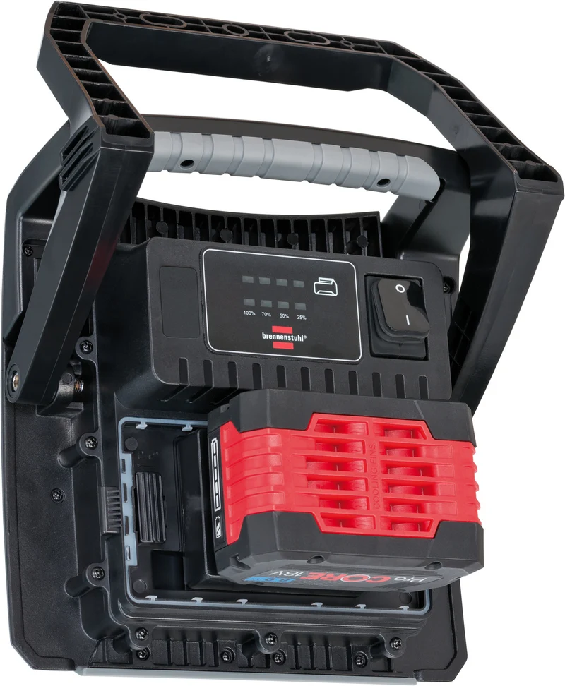 Multi Battery Faretto a LED con batteria 4000 MA BRENNESTUHL compatibile con batterie 18v