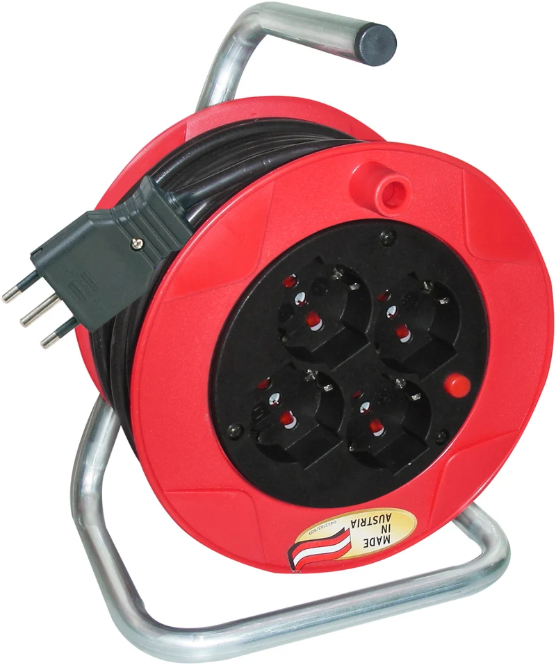 Prolunga elettrica Avvolgicavo ST 180 15m H05VV-F 3G1,5 nero BRENNESTUHL