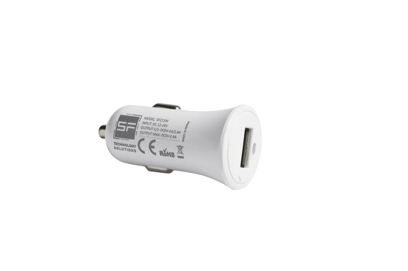 Spina accendisigari auto uscita USB 1 o 2 vie