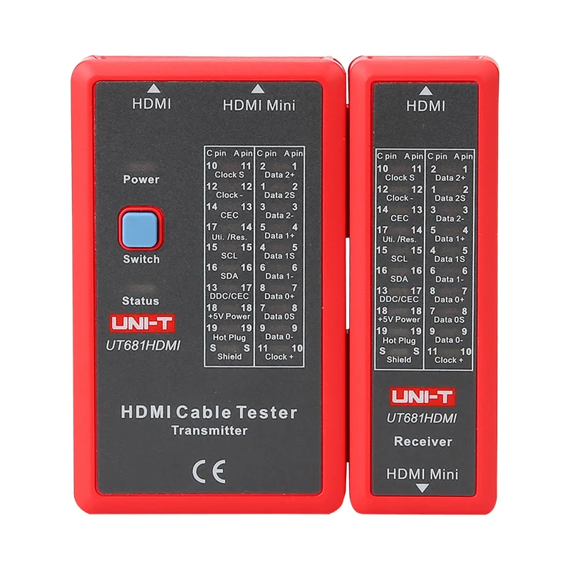 Tester cavi lan con RJ45 e BNC