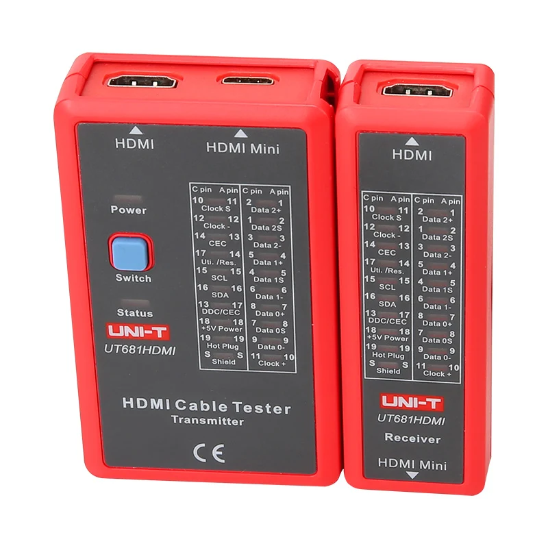 Tester cavi lan con RJ45 e BNC