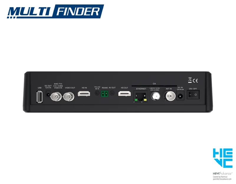 Edision Multi-finder strumento COMBO per DVB-S/S2, DVB-T/T2, DVB-C e CCTV