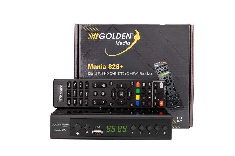 Decoder digitale Terrestre DVB-T2 Golden Media 828