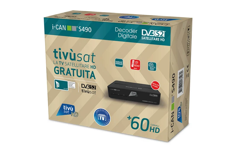 Decoder Satellitare TvSat I-CAN S490 HD