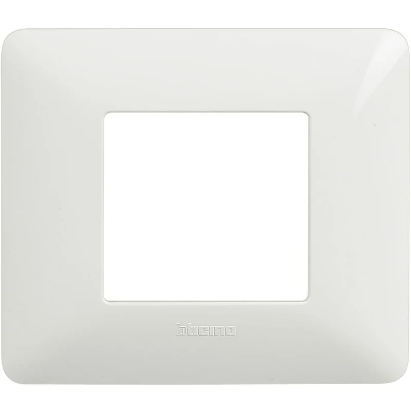 Placca 2 moduli bianca bticino matix AM4802BBN