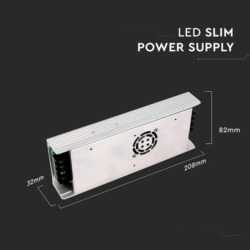 V-Tac Alimentatore 350W 24V Per Uso Interno a 2 Uscite con Morsetti a Vite