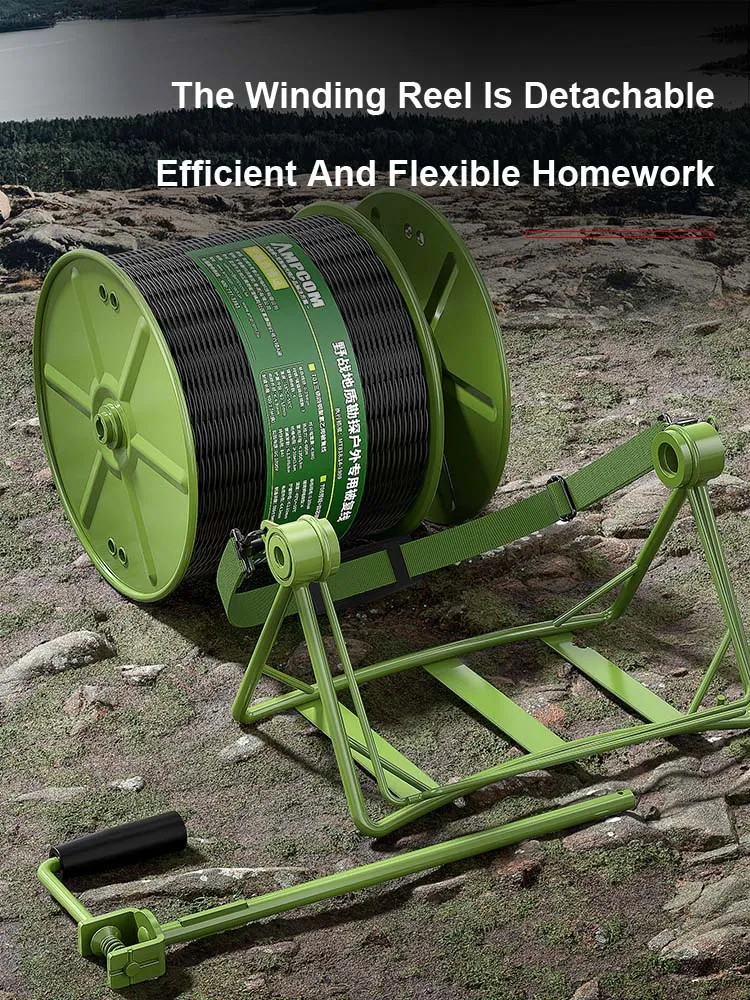 AMPCOM Field Cable Laydown Cart Efficient Field Cable Laydown Cart