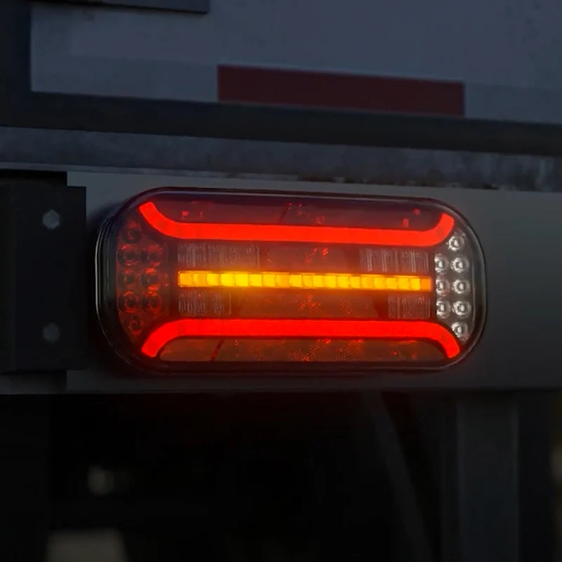 Grande lampada a LED per rimorchio con indicatore dinamico / 7 funzioni / 300 mm