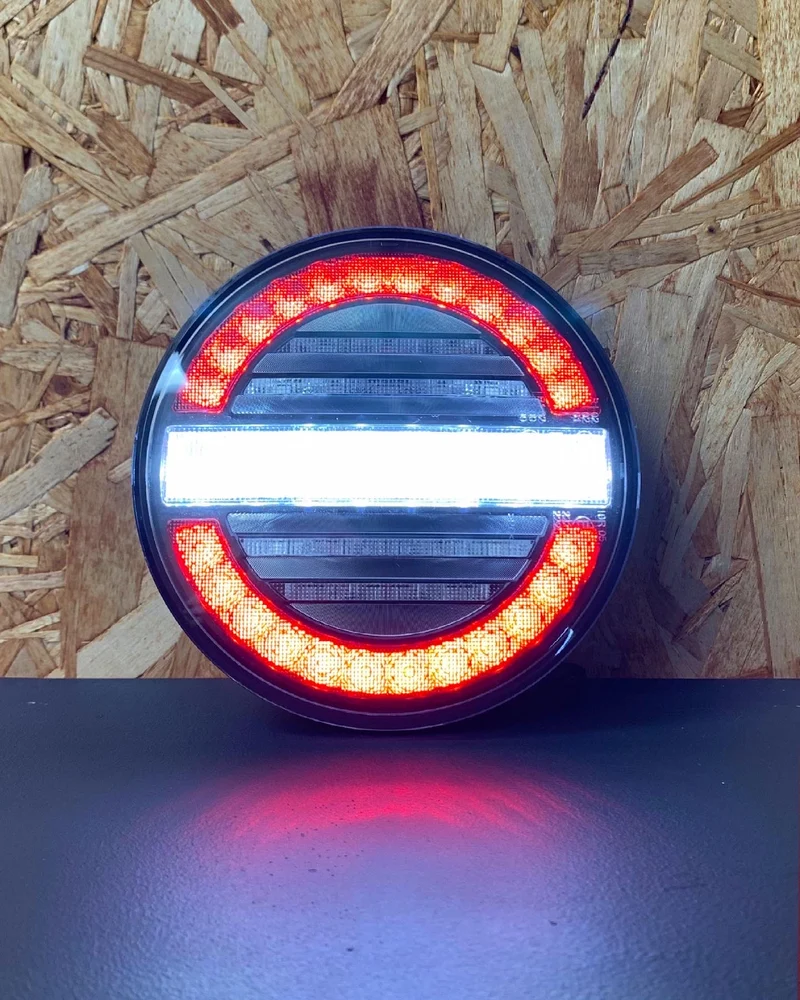 Round Tail Lamp with Reverse & Fog Light