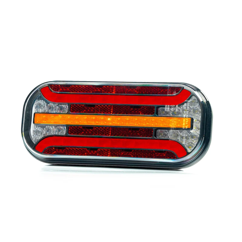 Fanale per rimorchio a LED con indicatore progressivo / 6 funzioni / 214 mm