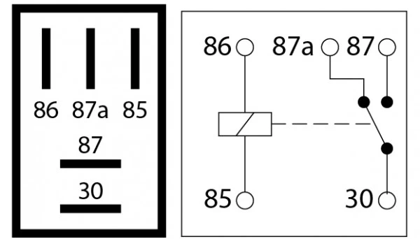 24V 20-40A Micro Relay / 5 Pin