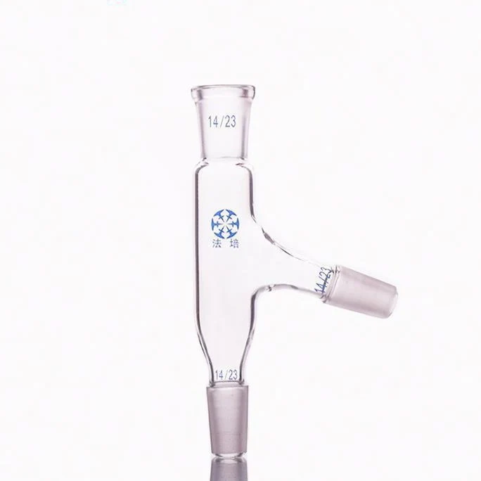 Adattatore distillatore con tubo laterale 75° e giunto