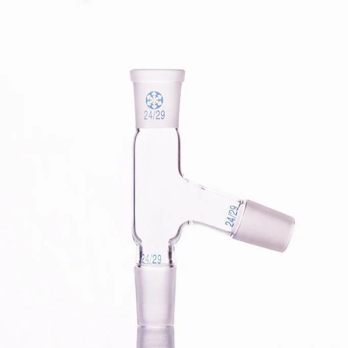 Adattatore distillatore con tubo laterale 75° e giunto