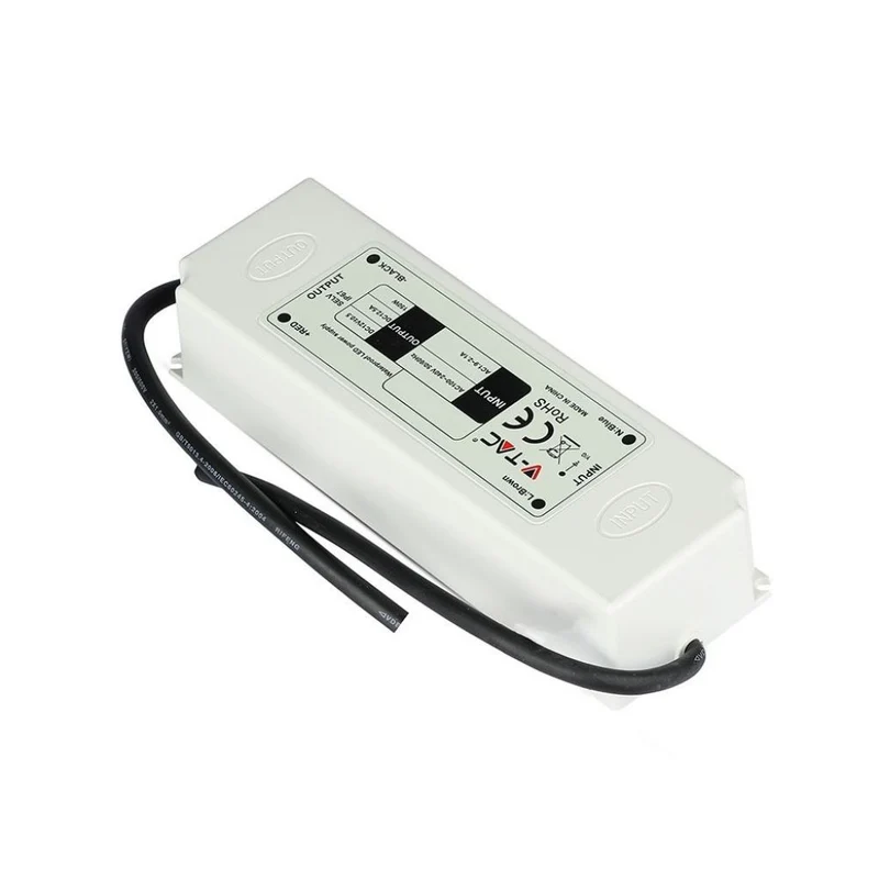 V-Tac Alimentatore 60W 12V Impermeabile IP67 a 1 Uscita con Cavi a Saldare