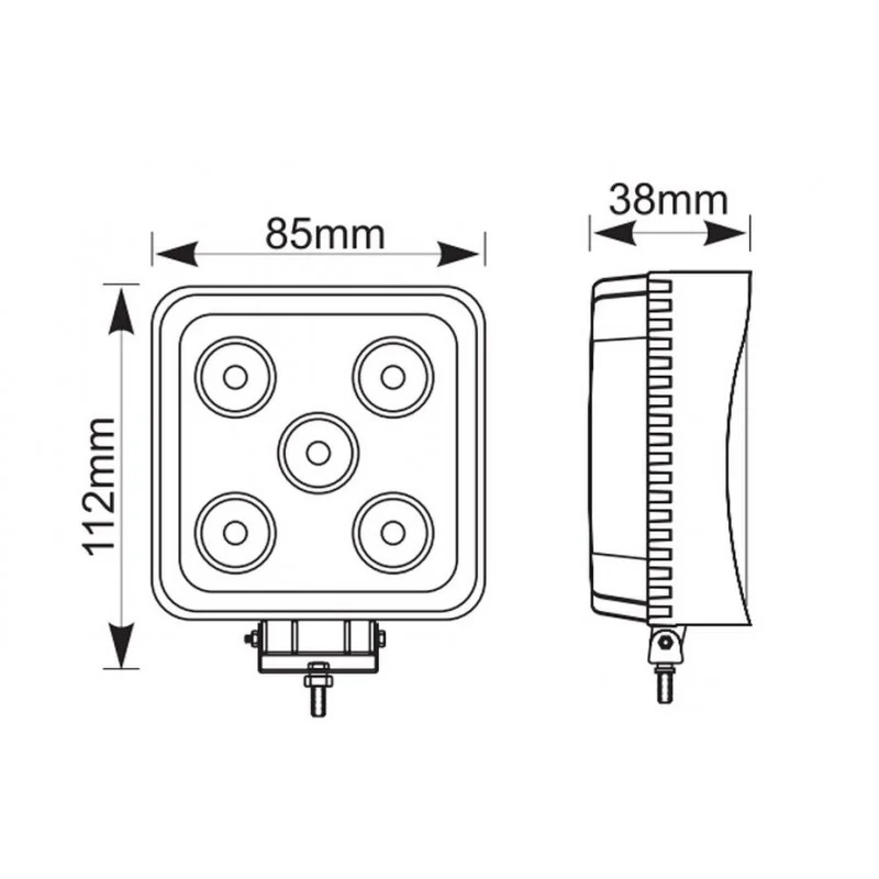 Mini 3" LED Work Light / 15W