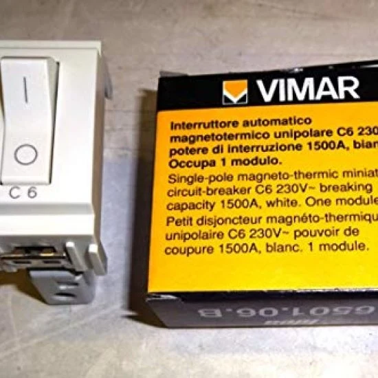 Interruttore Magnetotermico Vimar Idea 1P C6 230V – 16501.06